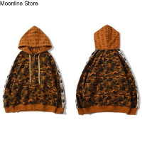 ราคา เสื้อกันหนาวและคลุมออกกำลังกายผู้ชายสีส้ม BAPE X pubg ใหม่ ลาย H oodies sweatershirt แบบสไตล์คลาสสิก เสื้อกันหนาวเสื้อผู้ชายแฟชั่น BAPE SHARK HEAD เสื้อผ้าหน้าหนาว (18134701322)