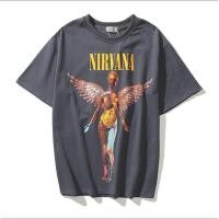 ราคา Nirvana เสื้อยืดแขนสั้นทรงหลวมสไตล์เร (15174939696)