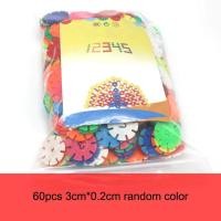 ราคา ชุดบล็อคตึกเกล็ดหิมะกระเป๋าสอดเพื่อการศึกษาปฐมวัย60 100 200ชิ้นประกอบพลาสติกปริศนาทารกบล็อกตัวต่อของเล่นดีเจ (17714367267)