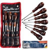 ราคา Euro King Tools ชุดไขควง ไขควงตอก ด้ามไขควง ปลายแม่เหล็ก สามารถใช้ค้อนตอกได้ ด้ามหุ้มยาง 7 ตัวชุด (19953696992)