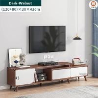 ราคา ตู้วางทีวี ชั้นวางทีวี ชั้นวางของ 2 in 1 พร้อมชั้นวางของด้านล่าง ตู้ทีวีแบบตั้งพื้น (15194963054)