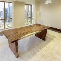 ราคา โต๊ะไม้จามจุรีแผ่นเดียว โต๊ะทำงาน โต๊ะอาหาร ขาไม้แผ่น จัดส่งฟรี (19323115608)