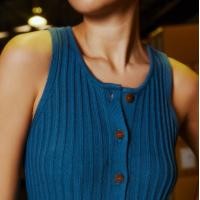 ราคา knitCircle BEST REGARDS Top 4สี Office collection เสื้อแขนกุดไหมพรม ผ่าหน้า มีกระดุม ลายทอ Rib แนวตั้ง เนื้อผ้านุ่ม ไม่หนา ใส่สบาย (20426887987)