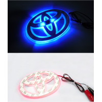 ราคา โลโก้สัญลักษณ์ LED รถยนต์ Toyota 2D โลโก้ด้านหน้าและด้านหลัง โลโก้รถเดิมยังคงอยู่ (10217954979)