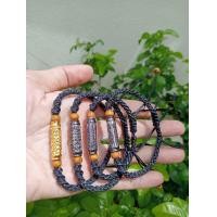 ราคา ตะกรุดยันต์5แถว ตะกรุดยันต์เกราะเพชร ข้อมือเชือกเทียนถัก (20227523643)