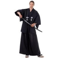 ราคา ชุดซามูไร ชุดซามูไรชาย ชุดญี่ปุ่นชาย ชุดแฟนซีญี่ปุ่น ชุดเคนโด้ ชุดฮากามะพร้อมเสื้อคลุมฮาโอริ สีดำ Japanese Samurai Costume (9903005)