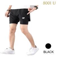 ราคา กางเกงกีฬามีซับเลคกิ้ง ผ้าร่มยืด กางเกงกีฬาขาสั้น กางเกงขาสั้นออกกำลังกาย รุ่น 8001 U (19292057022)