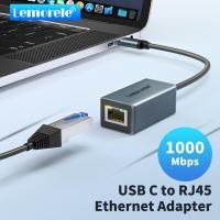 ราคา Lemorele อะแดปเตอร์ USB C เป็น Ethernet อะแดปเตอร์เครือข่าย USB C LAN เป็น RJ45 Gigabit Ethernet USB C LAN Adapter (18256172536)
