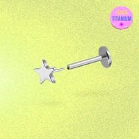 ราคา Star Flatback Titanium Earring 1ชิ้น (20666566722)