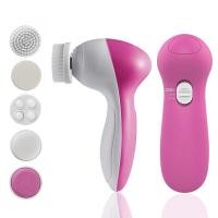 ราคา เครื่องขัดหน้า 5 in 1 เครื่องนวดหน้า เครื่องขัดหน้า เพื่อให้ใบหน้านุ่มเนียน ขนาดพกพา เครื่องขัดและนวดใบหน้า5หัว อุปกรณ์ล้างหน้า (20569538380)