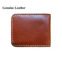 ราคา กระเป๋าสตางค์หนังแท้ 100 Cow Hide Leather Wallet แฮนด์เมด กระเป๋าใส่สตางค์ แบบ 2 พับสั้น (17347040632)