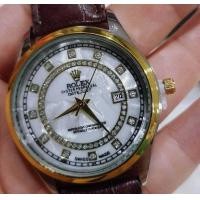 ราคา นาฬิกาRolex หน้าปัดหินอ่อน ล้อมเพชรด้านในสายลายหนังจรเข้มพ์โลโก้เรียบๆ ของมันต้องมี38มิลพร้อมกล่อง (16723307129)