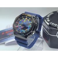ราคา นาฬิกาข้อมือนาฬิกาชาย G SHOCK รุ่น GM 2100 หน้ารุ้ง หัวเหล็กสายเรซิ่น (20625827402)