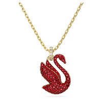 ราคา Swarovski Swarovski ลายเซ็นหงส์แดงสร้อยคอจี้เพชร S925 สร้อยคอแฟชั่นสตรีเงินสเตอร์ลิงของขวัญวันวาเลนไทน์วันเกิด (19893587117)