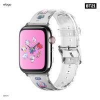 ราคา elago BT21 Clear Apple Watch Strap for All Apple Watch series 1 2 3 4 5 6 7 8 9 SE Ultra 38 40 41mm 42 44 45mm สายนาฬิกา (7614371492)