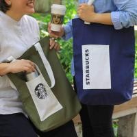 ราคา กระเป๋าสะพาย Carry All Tote Bag สตาร์บัค กระเป๋าผ้าสตาร์บัค starbuck (20435478917)