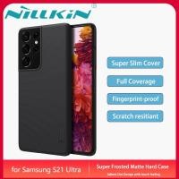 ราคา Nillkin เคส เคสโทรศัพท์ Samsung Galaxy S21 Ultra Case Super Frosted Shield Hardcase Matte Slim Back Cover Casing (15133590617)