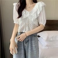 ราคา เสื้อผ้าลูกไม้แฟชั่นเกาหลีสินค้าพร้อมส่ง อก38 ความยาว17นิ้ว (10461543382)