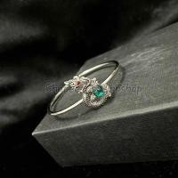 ราคา กำไลพญานาคสีเงิน งานทองเหลือง ปรับขนาดได้ (20450806176)