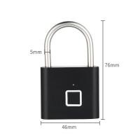 ราคา Smart Fingerprint Lock กุญแจ ลายนิ้วมือ สแกน ลาย นิ้วมือ Padlock แม่กุญแจอัจฉริยะ กุญแจล็อคบ้าน การชาร์จ USB (20306452274)
