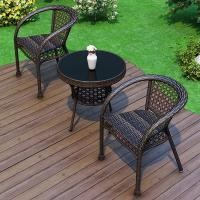 ราคา ชุดเก้าอี้หวาย 3 ชิ้น โต๊ะ 1 เก้าอี้ 2 ชุดโต๊ะเก้าอี้ ชุดโต๊ะกาแฟ ชุดโต๊ะในสวน โต๊ะสนามในสวน โต๊ะนั่งเล่น ชุดโต๊ะเก้าอี้สนาม ชุดโต๊ะหวายครบเซ็ท กันน้ำกันแดด มีเก็บเงินปลายทาง (20484338588)