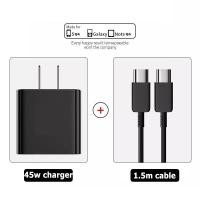 ราคา Kinkong ชุดชาร์จเร็ว PD45W samsung สายชาร์จเร็ว หัวชาร์จ สายชาติเร็ว type c to type c Super Fast Charger ชาร์จซัมซุง สำหรับ Samsung S20 Note10 20S21S21 A90 80 S10 S9 S8 (20547305976)