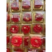 ราคา ขนมดอกกุหลาบ ดอกบัว ดอกชบา สีแดง (19833177079)