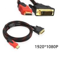 ราคา สายจอDVI to HDMI 24 1ยาว1 8m สายถัก (138739250)