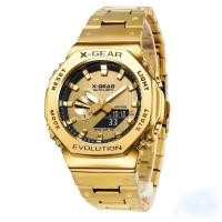 ราคา X GEAR สแตนเลสใหม่อเนกประสงค์นาฬิกาสปอร์ตกันน้ําผู้ชายนาฬิกาปลุกอเนกประสงค์รุ่น 2232G (20372015071)