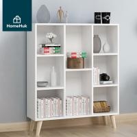 ราคา HomeHuk ชั้นวางของไม้ 8 ช่อง รับน้ำหนักสูงสุด 40 kg ชั้นวางหนังสือ ชั้นเก็บของ ชั้นวางของมินิมอล ตู้ชั้นวางของ ตู้โชว์ชั้นวางของ ชั้นไม้วางของ ชั้นวางไม้ Bookshelf 8 Grids (2072454512)