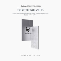 ราคา CRYPTOTAG ZEUS Titenium เก็บรักษา Bitcoin Seed phase for Hardware Wallet เก็บ bitcoin and cryptocurrency (19849042900)