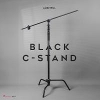 ราคา AMBITFUL Black Heavy Duty C Stand with Boom Arm ขาตั้งไฟ C Stand ปรับสูงได้ 3 2 เมตร รับน้ำหนักได้ 10kg (19970954503)