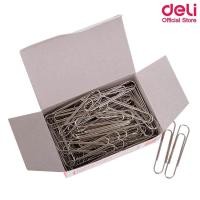 ราคา Deli 39713 Paper Clip คลิปหนีบกระดาษ ขนาด 50 mm บรรจุกล่องละ 100 ตัว ลวดเสียบกระดาษ คลิปเสียบกระดาษ คลิปหนีบกระดาษ อุปกรณ์สำนักงาน เครื่องใช้สำนักงาน เครื่องใช้ออฟฟิศ (783876967)
