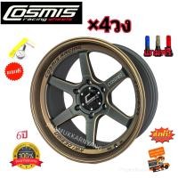 ราคา ล้อแม็กขอบ18 ราคาพิเศษ 4วง ส่งฟรี 18x9 5 10 5 6h139 7 ET 25 30 ยี่ห้อ Cosmis XT 006RR สีดำของน้ำตาล เลเซอร์ขอบและก้าน ของแท้ใหม่แกะกล่อง แถมฟรีจุกสีอย่างดี (16237863879)