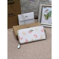 ราคา COACH Accordion Zip Wallet (19664356691)