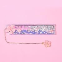 ราคา ไม้บรรทัดวัดระดับน้ำไหลเข้าลายการ์ตูนสร้างสรรค์ไม้บรรทัดวาดภาพน่ารักเครื่องเขียนนักเรียนไม้บรรทัดที่คั่นหนังสือจี้หัวใจสาวน้อย (19844612709)