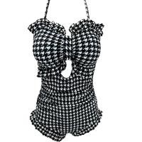 ราคา 40 58KG swimsuit ชุดว่ายน้ำผู้หญิงวันพีช ชุดบิกินี่สุดน่ารัก ลายชิโนริ แฟชั่นหน้าร้อนสไตล์เกาหลี 0393 (18457508565)