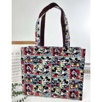 ราคา กระเป๋าผ้าเคลือบกันน้ำ A4 ทรงนอน สะพายไหล่ ขนาด 14 ใส่เอกสาร ใส่แฟ้มได้ จุมากๆ (19421479236)