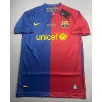 ราคา เสื้อบอล ย้อนยุค บาร์เซโลน่า 2008 เหย้า Retro Barcelona Home 2008 09 เรโทร คลาสสิค (20505077139)
