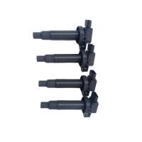 ราคา ใหม่เครื่องยนต์คอยล์จุดระเบิด คอยล์จุดระเบิด คอยล์ จุดระเบิด 4ชิ้น Toyota Vios วีออส ปี03 12 Toyota Yaris ปี 06 12 Made in Japan PART NO 90919 02240 คอยล์หัวเทียน กล่องสีขาว (20138647051)