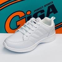 ราคา Giga LUCY รองเท้าผ้าใบหนัง 36 41 สีขาว สีดำ (2243452350)