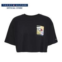 ราคา Tommy Hilfiger เสื้อครอปผู้หญิง รุ่น DW0DW16157 BDS สีดำ (19713967501)