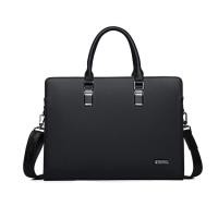 ราคา TINYAT กระเป๋าเอกสารหนังกระเป๋าธุรกิจกระเป๋าใส่โน๊ตบุ๊คแบบสะพายไหล่กระเป๋าธุรกิจธุรกิจบางสำหรับผู้ชาย (19502376543)