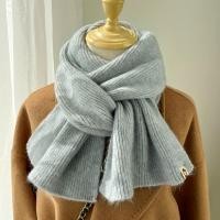 ราคา ผ้าพันคอถักไหมพรมผู้หญิงฤดูใบไม้ร่วงฤดูหนาวสีขาวบริสุทธิ์สีเบจสีเบจผ้าพันคอสั้นป้องกันคอขนฟูน่ารักหนานุ่มละมุน (17437194572)