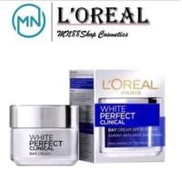 ราคา LOreal White Perfect Clinical Day Cream SPF19 ลอรีอัล ปารีส ไวท์ เพอร์เฟ็กต์ คลินิคอล เดย์ครีม เอสพีเอฟ (20436218093)