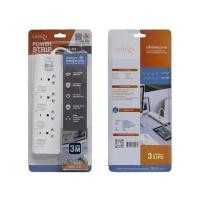 ราคา LUMIRA LS 805 LS 804 LS 803 รางปลั๊กไฟ แบบ สวิตซ์ มาตรฐาน มอก 3M 5M เมตร white ปลั๊กไฟ (20359226482)