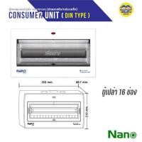 ราคา NANO ตู้เปล่า ตู้คอนซูมเมอร์ กล่องไฟ ตู้ไฟ ตู้คอมบายเนอร์ ตู้โหลด ตู้ควบคุมไฟ NANO PLUS คอมบายเนอร์ (8612492881)