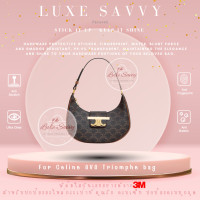 ราคา ฟิล์มกันรอย สติ๊กเกอร์กันรอย อย่างดีที่สุด ยืดหยุ่นสูง คุณภาพเยี่ยมจาก 3M สำหรับกระเป๋ารุ่น Celine Ava TRIOMPHE Big Logo รวมตัวแถมเผื่อเสียแล้ว (20387904536)