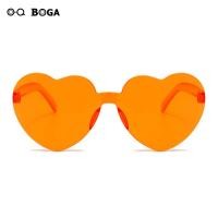 ราคา OQ BOGA แว่นกันแดดป้องกันการกรอบทรงกลมรังสียูวีสำหรับทุกเพศ12สไตล์ UV400แว่นตากันแดดไร้ขอบรูปหัวใจแฟชั่นผู้ชายผู้หญิง (19477893974)