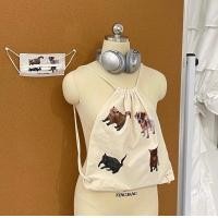 ราคา กระเป๋าเป้สีขาว ลายน้องหมา Doggiiie (19964958341)